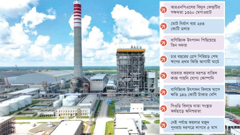 পায়রার তাপবিদ্যুৎ কেন্দ্রে দৈনিক ক্ষতি ৫ কোটি টাকা!